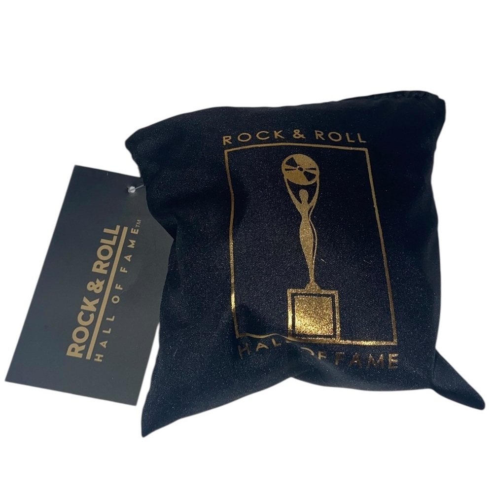 Rock & Roll Hall of Fame Black Foldable Tote Bag